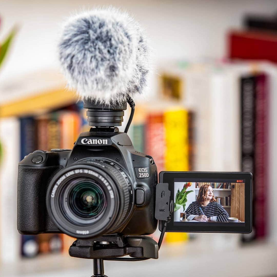 Canon UKさんのインスタグラム写真 - (Canon UKInstagram)「Want to start up your own vlog? Capture yours in 4K with our EOS 250D exclusive bundle 🙌 (and until 2nd December, there's an offer on it too!).」12月1日 1時49分 - canonuk