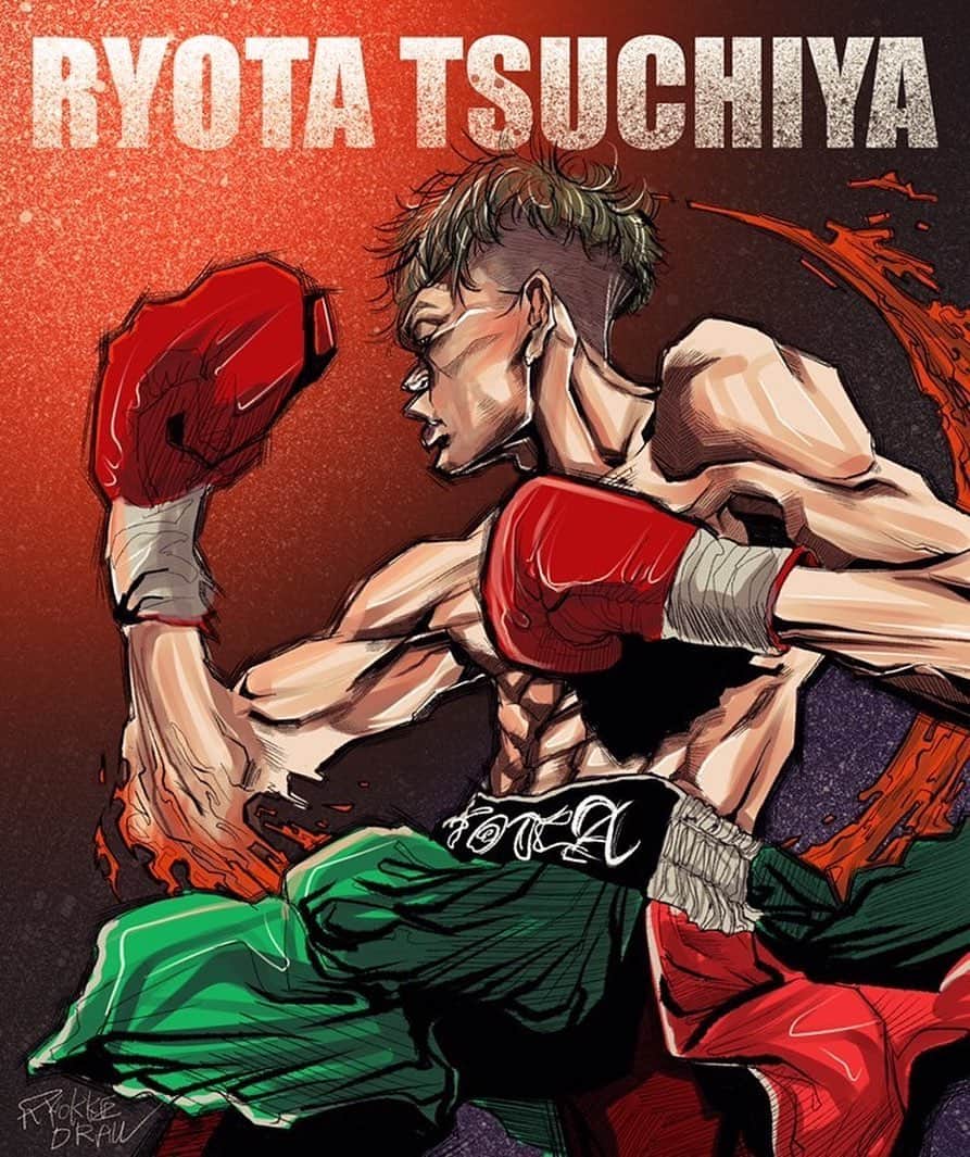 RYOUTAROUのインスタグラム：「🔥🔥🔥🥊 @ryokkes_draw  #fighter #boxing #土屋諒太」