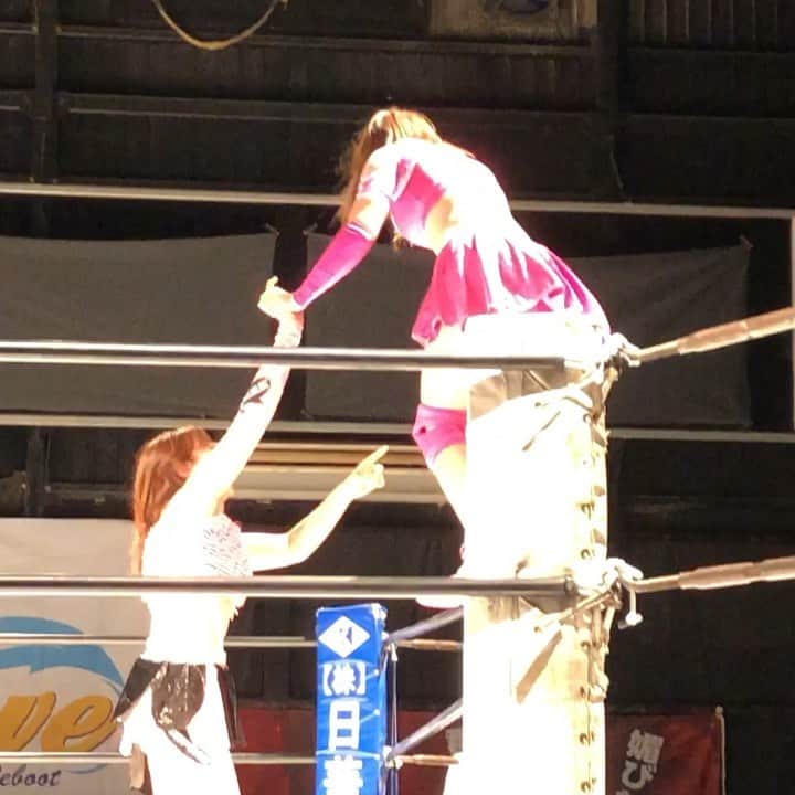 二上美紀子（GAMI）のインスタグラム：「ナミイチロワイヤル はるかちゃんドローでかちました  #wavepro #勝ったら #ギャラ倍」