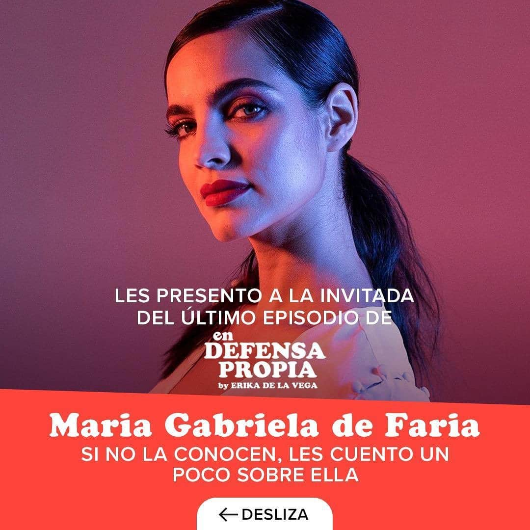 Erika De La Vegaさんのインスタグラム写真 - (Erika De La VegaInstagram)「Aquí les dejo a Maria Gabriela de Faria @thefaria #EnDefensaPropia . Escucha el episodio en todas las plataformas de audio #Spotify #iTunes #ivoox #GooglePodcast y vela en mi canal de #Youtube (link en la bio). . . Producción: @pelicarmona Edición: @aemorantes Música original: @espararrayos Espacios: @wework . . #ErikaDeLaVega #Podcast #PodcastEnEspañol」12月1日 10時48分 - erikadlvoficial