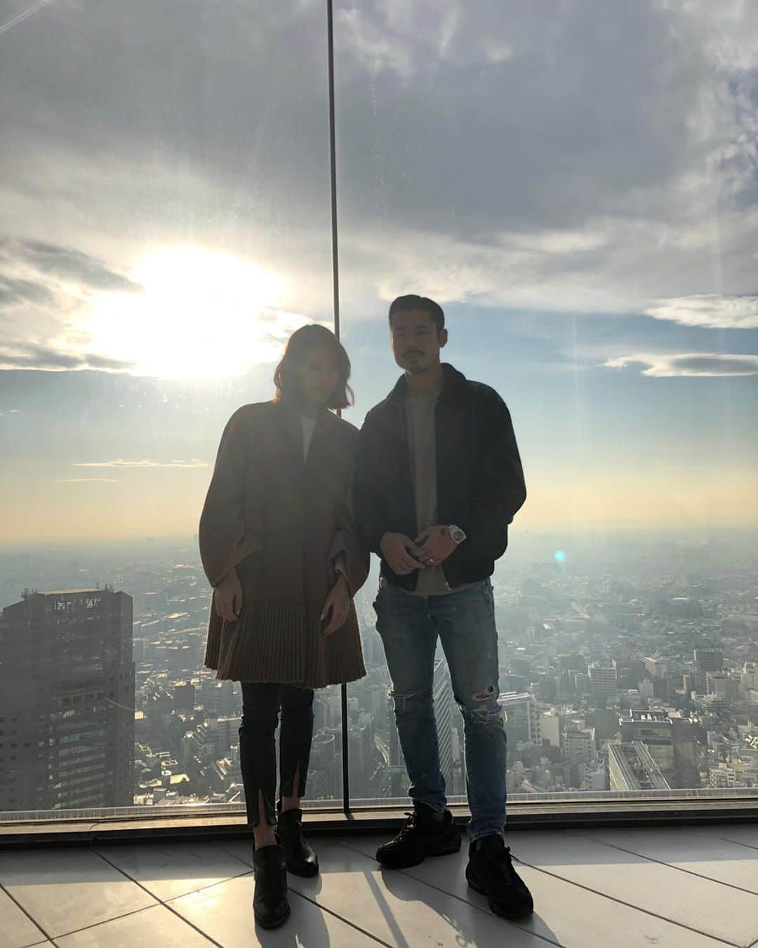川戸沙羅のインスタグラム：「SHIBUYA SKY🌤 久しぶりのデートじゃなくて👫一緒に🐭💓(妹)  #渋谷 #スクランブルスクエア」