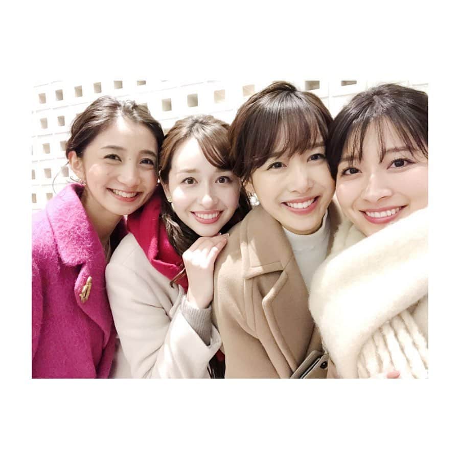 良原安美さんのインスタグラム写真 - (良原安美Instagram)「サンジャポで、大集合👯‍♀️❤︎ 賑やかにロケしました🌛 . 一緒に仕事することが滅多にないので嬉しかったなぁ😆先輩同期後輩、周りに恵まれています🙇‍♀️ . #キラキラ#イルミネーション#寒いと30回ぐらい言った#冬到来#サンジャポ#サンデージャポン#2枚目しのりな不在 . #山本里菜 アナウンサー #宇賀神メグ アナウンサー #近藤カコ アナウンサー #篠原梨菜 アナウンサー」12月1日 13時02分 - yoshiharaami
