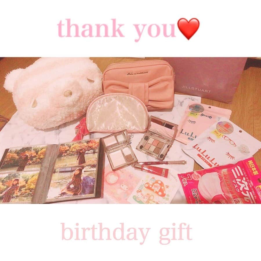 佐藤もも子のインスタグラム：「たくさんありがとうございました😭💓🎁 大切に使わせてもらいます💎」