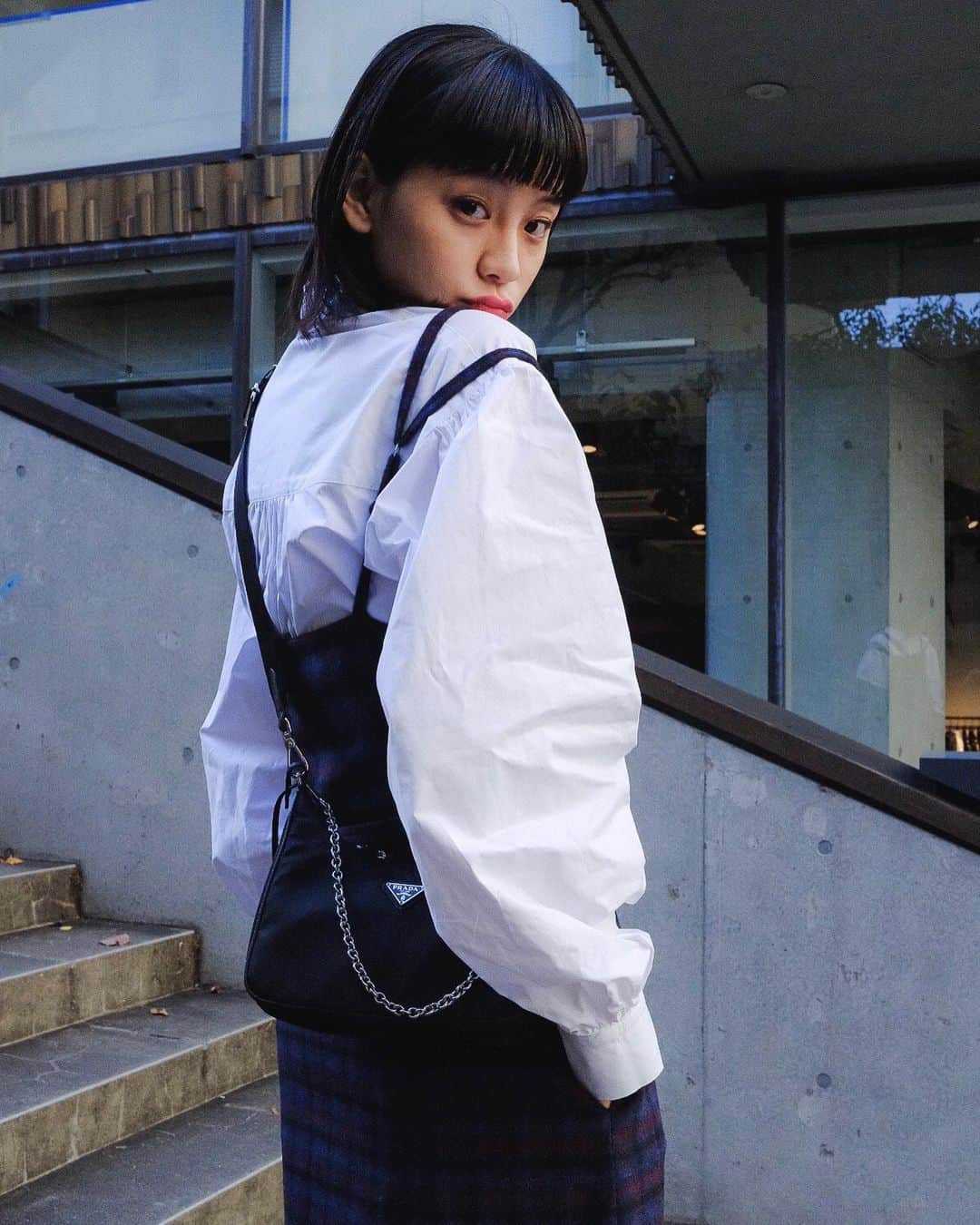 る鹿さんのインスタグラム写真 - (る鹿Instagram)「New favorite bag from @prada ❤️🧏‍♀️」12月1日 17時54分 - luluxinggg