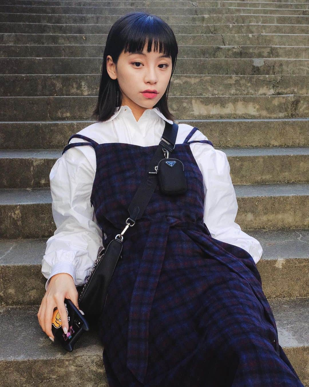 る鹿さんのインスタグラム写真 - (る鹿Instagram)「New favorite bag from @prada ❤️🧏‍♀️」12月1日 17時54分 - luluxinggg