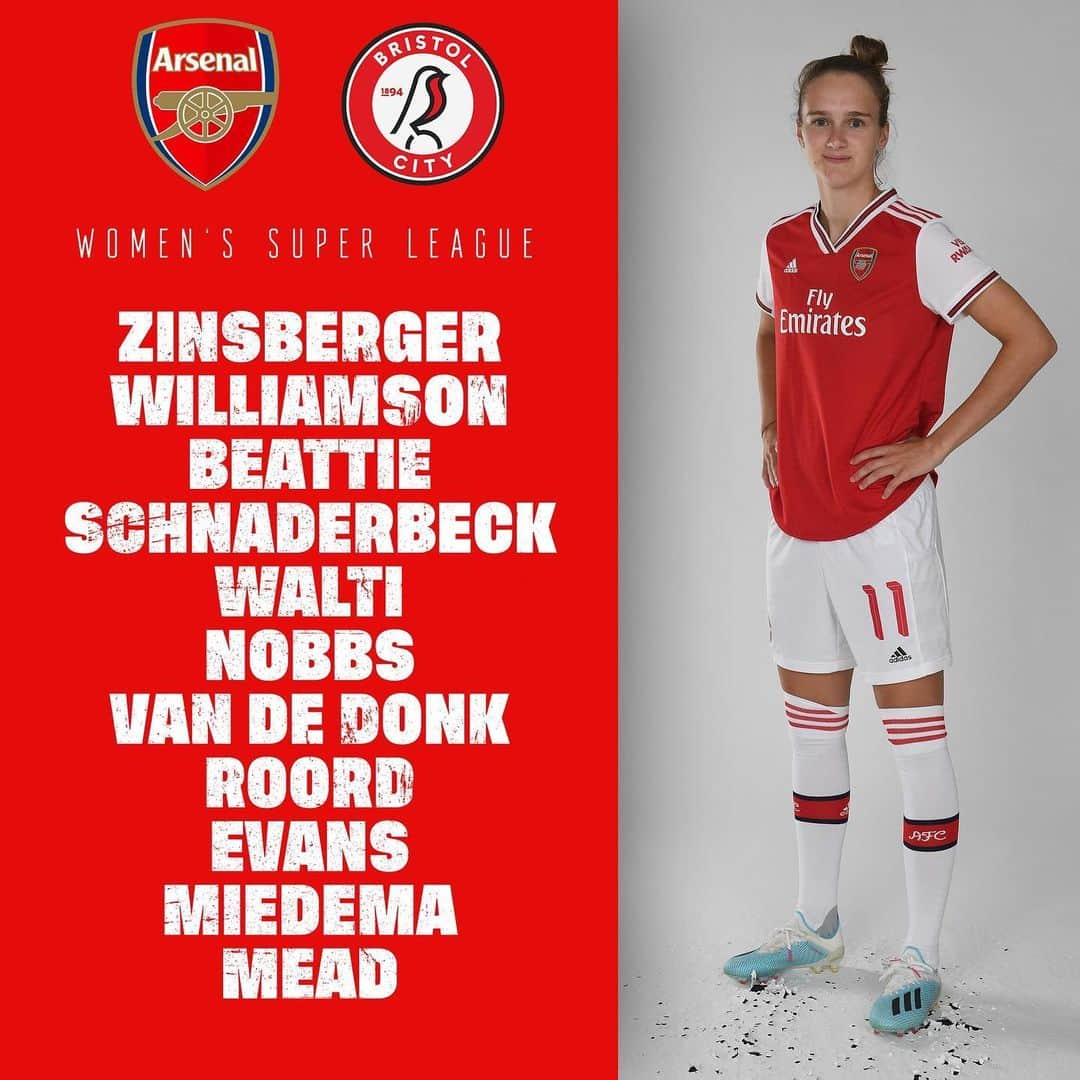 Arsenal Ladiesさんのインスタグラム写真 - (Arsenal LadiesInstagram)「Your starting XI to face @bristolcitywomensfc 🤩 @barclaysfawsl 🏆」12月1日 20時34分 - arsenalwfc