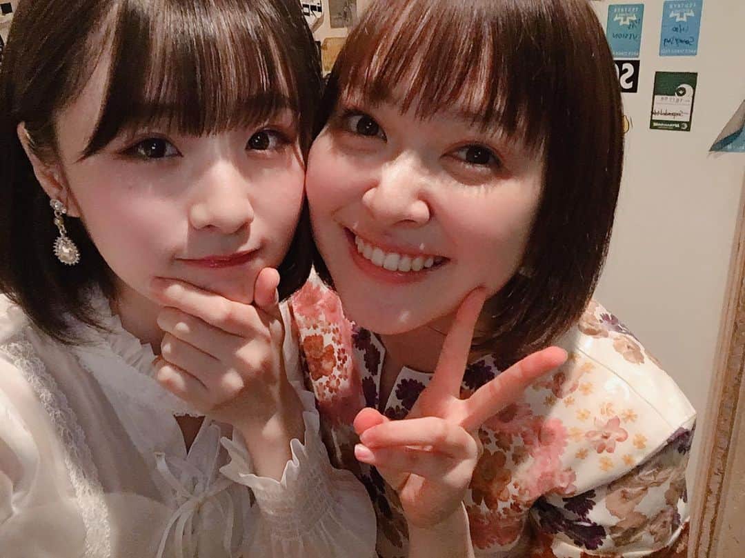 南端まいなのインスタグラム：「みんな大好きこよちゃん😘😘😘 開歌さんのこよちゃん、本当にかっこよかったなぁ。 私も負けてられないと思いました。 いつまでも良きライバルであり、戦っている仲間です。 ちなみに本番前の数分では話し足りなくて速攻LINEしました笑」