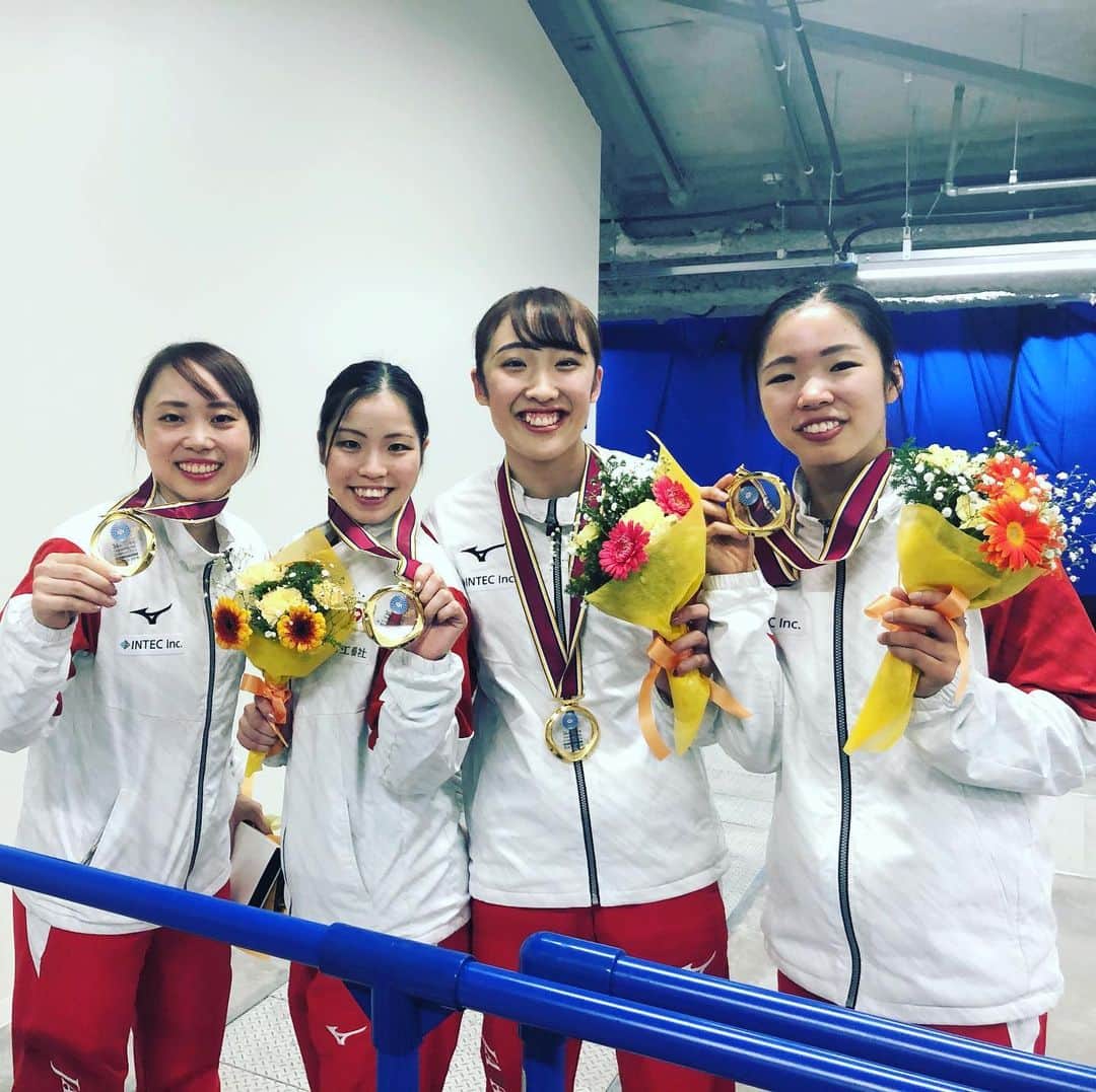 テレビ朝日「体操」のインスタグラム：「#世界トランポリン #絆の深さも金メダル」