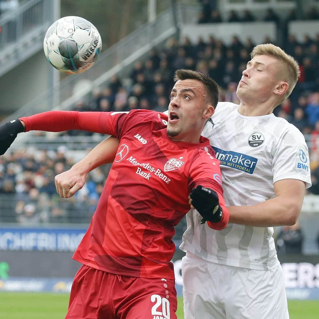 VfBシュトゥットガルトさんのインスタグラム写真 - (VfBシュトゥットガルトInstagram)「Spielende. #SVSVfB 2:1  #VfB #vfbstuttgart #vfbstuttgart1893 #kopfhoch #auswärtsspiel #sandhausen #VfBInsta」12月1日 23時38分 - vfb