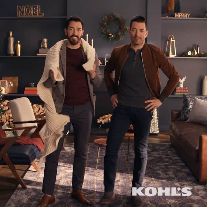 ロック&リパブリックのインスタグラム：「Ta-da! The Scott Living holiday collection is here—and so are the savings. Get $10 off your $50 home purchase today! #Kohls #KohlsxScottLiving @scottlivinghome」