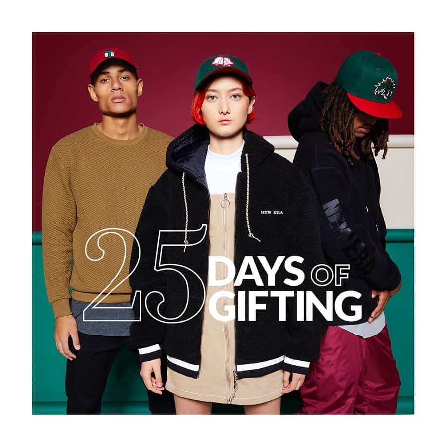ニューエラ・キャップのインスタグラム：「25 Days of Gifting is back! Celebrate the season with the Holiday Collection available now at neweracap.com. • Day 1 of 25 Days of Gifting」