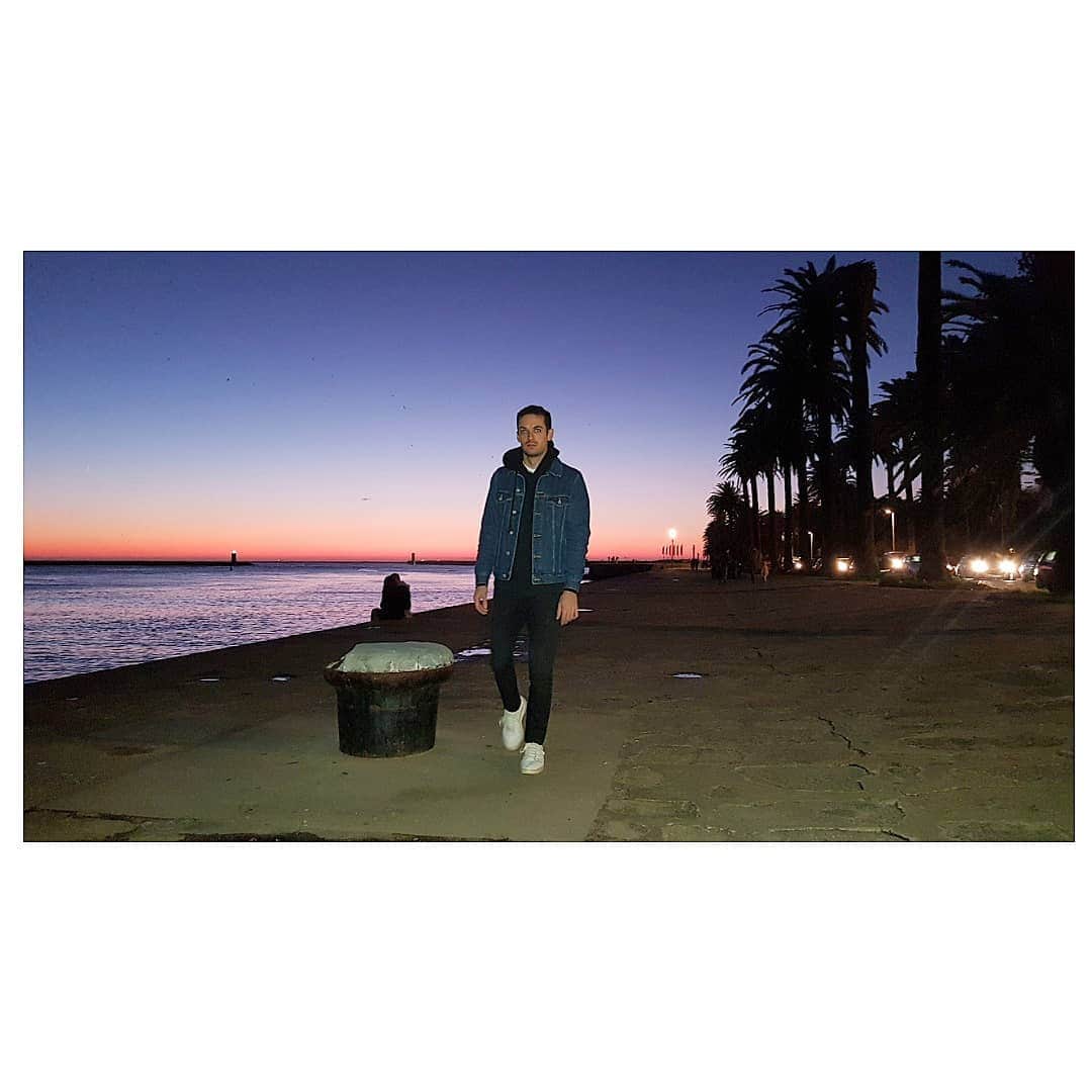 のインスタグラム：「#sunset #sunday」