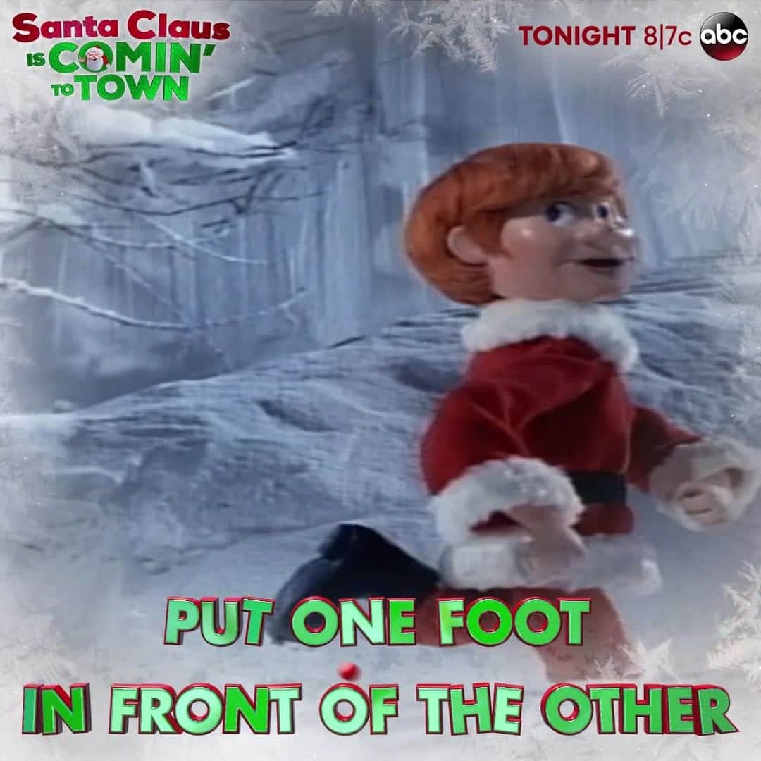 アメリカン・ブロードキャスティング・カンパニーのインスタグラム：「It's that time of year! Start off December with Santa Claus is Comin' to Town TONIGHT at 8|7c on ABC!」