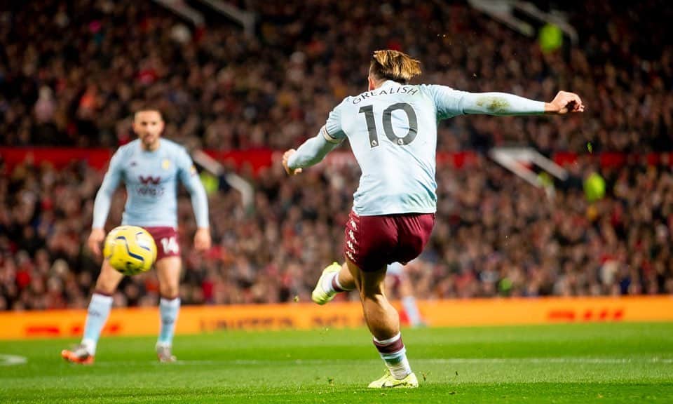 ジャック・グリーリッシュのインスタグラム：「Good point in the end at a hard place to go.. Buzzing with the goal, on to Wednesday now ⚽️」