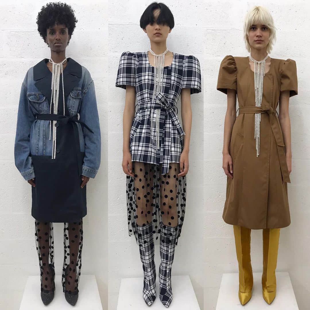 のインスタグラム：「3 looks from LUTZ Spring 🔥 what’s your fave ? #TJacket #denimtrench #lutzdenimtrench」