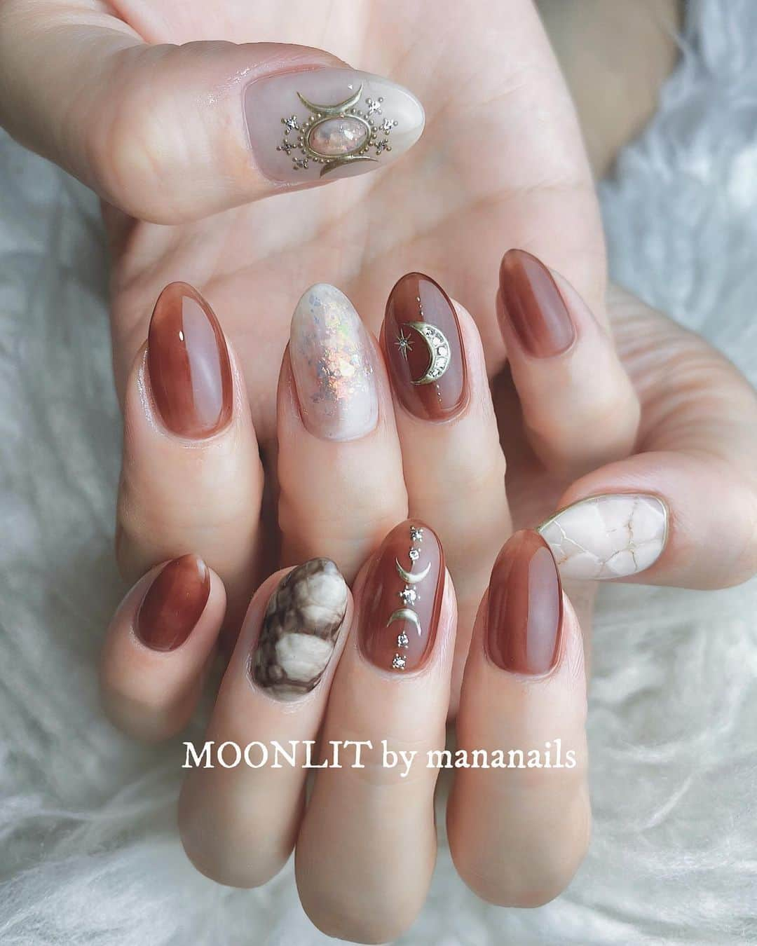 mananailsさんのインスタグラム写真 - (mananailsInstagram)「python × jewelry ㅤ ☾120min design」12月2日 16時33分 - mananails