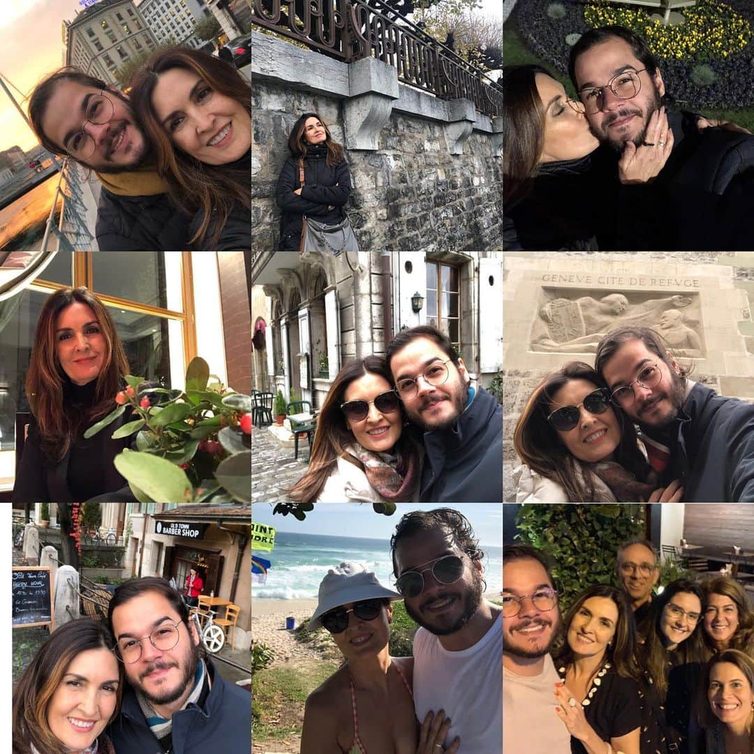 ファチマ・ベルナルデスのインスタグラム：「E, assim, terminou a semana. Ele já esteve comigo em compromissos profissionais. Agora, foi a minha vez.  Mas mesmo com pouco tempo livre, pra nós o que vale é que #cadaminutoimporta.」