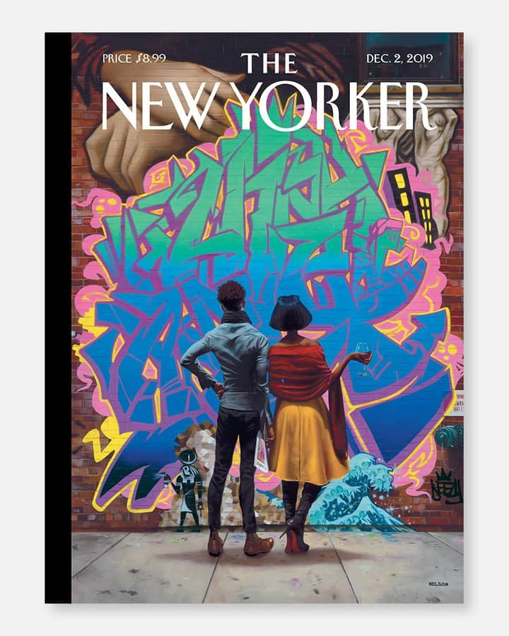 The New Yorkerさんのインスタグラム写真 - (The New YorkerInstagram)「On @kadirnelson's cover, “Art Connoisseurs," Nelson presents two onlookers struck, in passing, by a splash of graffiti. "I’ve been thinking about the history of fine art and its ever-expanding boundaries, from the early Egyptians to Banksy, and contemplating what defines fine art and where it’s going next," Nelson says. Tap the link in our bio to learn more. #TNYcovers」12月2日 11時15分 - newyorkermag