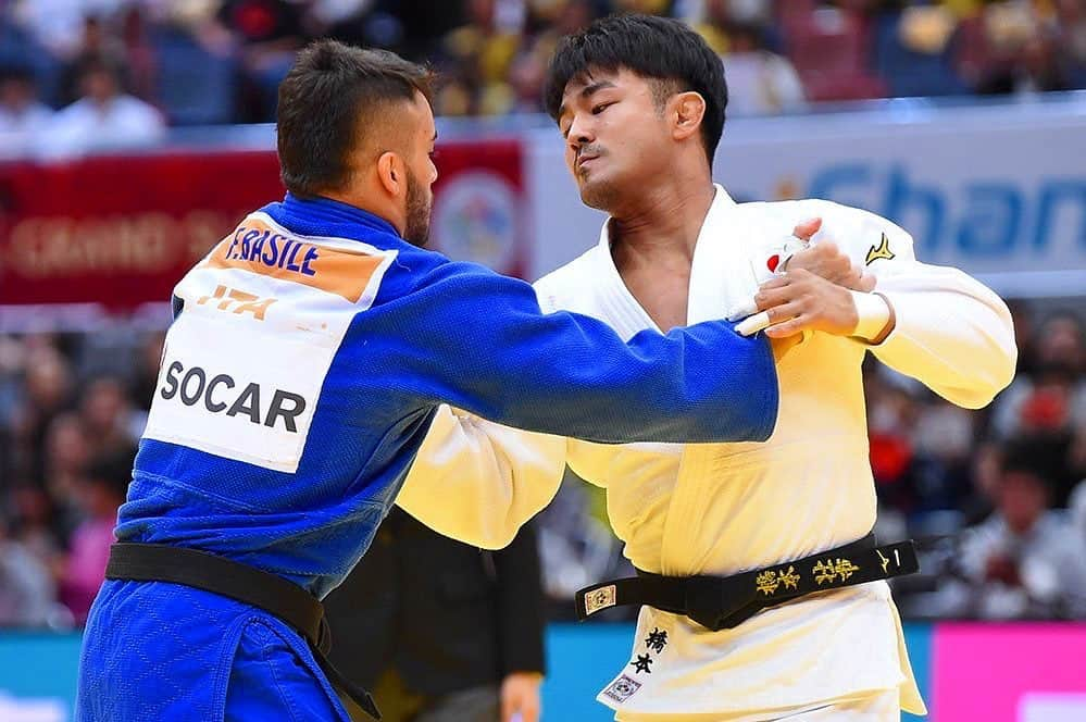 橋本壮市のインスタグラム：「I'm happy to play with my best friend Do your best for the next stage thank you bro #grandslamosaka#judo#judoka#Kingfabio#friends」