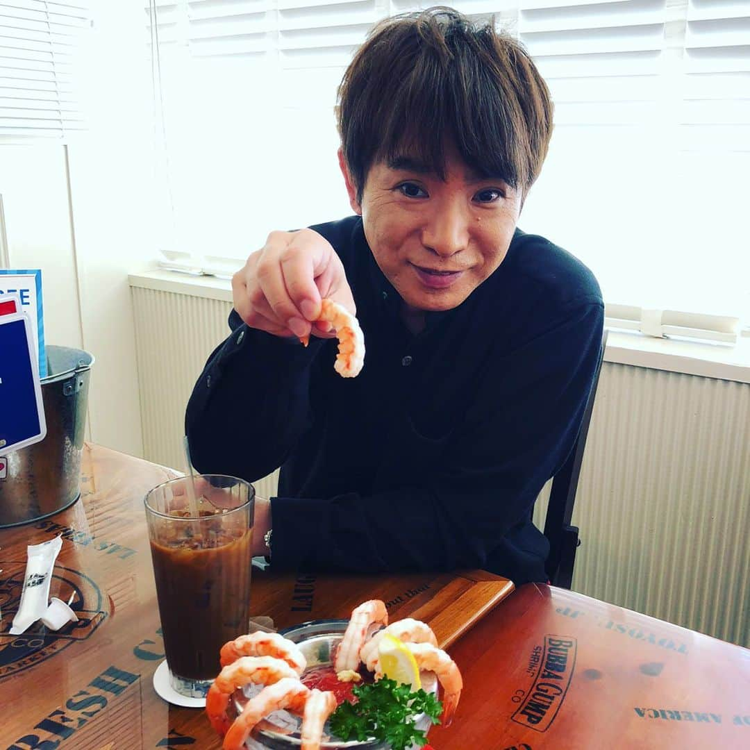 濱口優さんのインスタグラム写真 - (濱口優Instagram)「#BubbaGumpShrimp  #フォレストガンプ #ババガンプシュリンプ」12月3日 2時02分 - hamaguchi_masaru