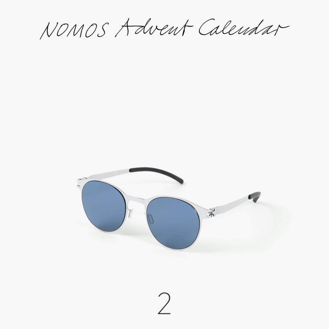のインスタグラム：「Behind door 2: something for people with an eye (or two) for style. #nomos #nomosadventcalender #nomosglashuette #nomoswatches #watch #nomoschristmas #christmasgift #mykita #mykitaglasses #madeingermany」