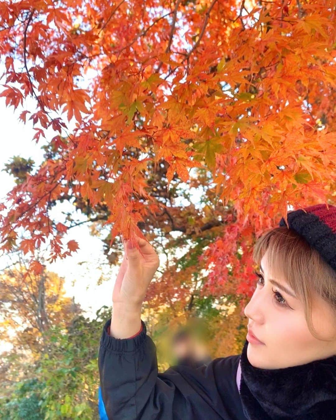 河西里音さんのインスタグラム写真 - (河西里音Instagram)「Rion × momiji 🍁 🍁 🍁 #一眼レフ #momiji  #takaozan #japanesegirl  #kouyou #mauntengirl」12月2日 20時55分 - rion_kasai