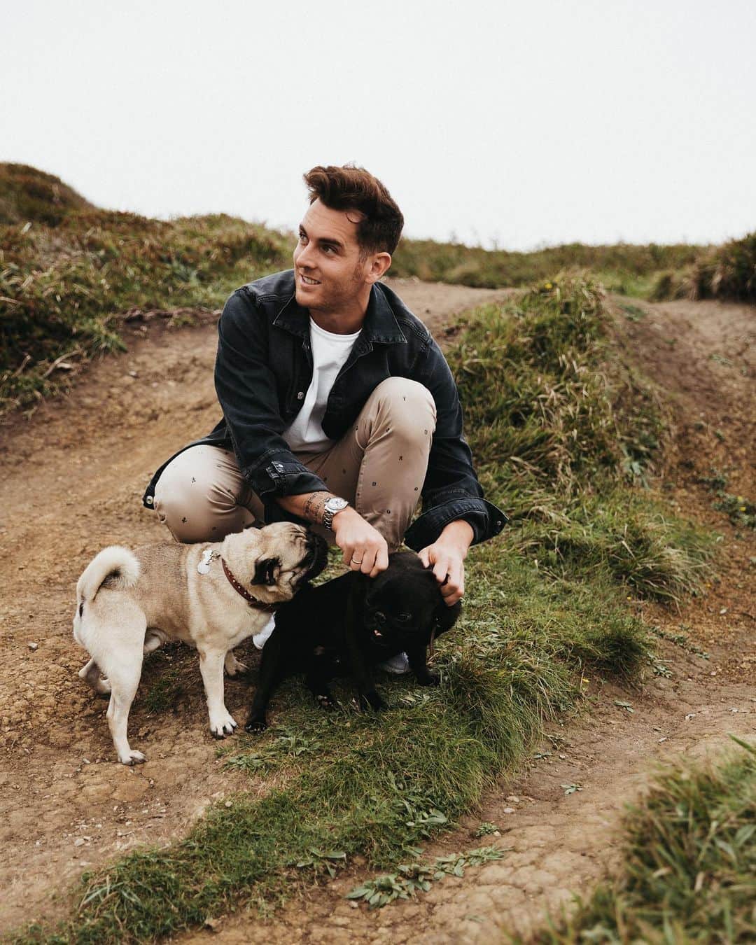 イバイ・ゴメスのインスタグラム：「Fidelidad 🐶❤️ ¿Cuantos compartís vuestra vida con bichillos de estos? ☺️ 4 por aquí 🙋🏼‍♂️🐶🐶🐱🐱」