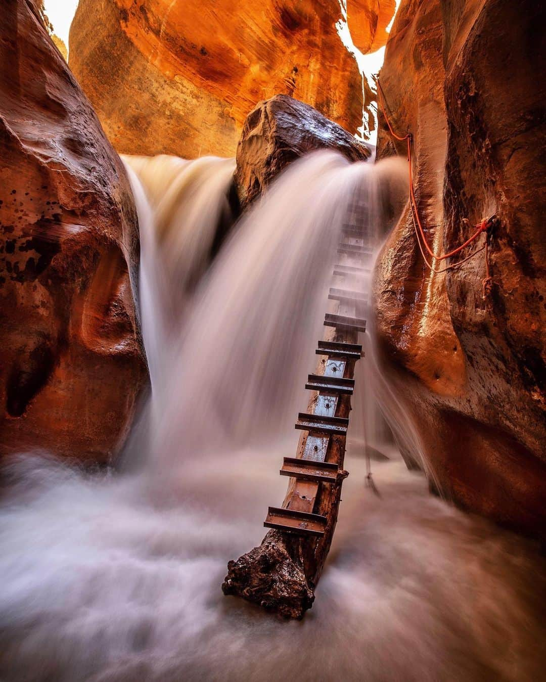 CANON USAさんのインスタグラム写真 - (CANON USAInstagram)「"This hike in Utah was as much about the journey than the destination, and I'll remember it for the rest of my life. Reaching Kanarraville Falls requires getting wet. The trail traverses the river a dozen or more times before entering a slot canyon. Crossing the river is one thing, hiking up the river through a slot canyon is another thing altogether. Setting up a tripod in the knee high snow melt was a bit challenging, but oh so worth it." #MyCanonStory  Photo Credit: @tjarget Camera: #Canon EOS 6D Lens: EF 24-105mm F4 L IS USM Aperture: f/11 ISO: 50 Shutter Speed: 1.3 sec Focal Length: 24mm」12月2日 22時57分 - canonusa