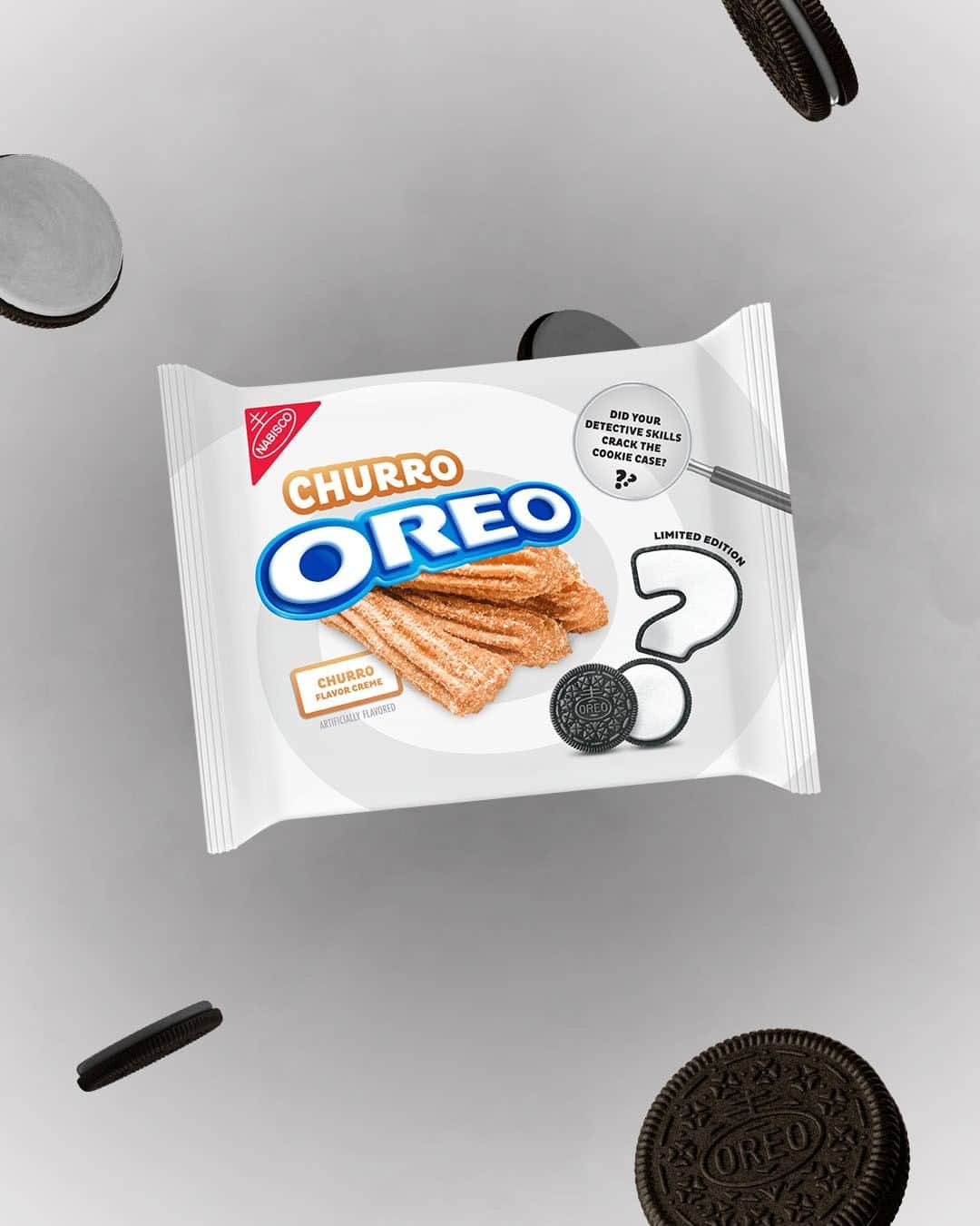 OREOさんのインスタグラム写真 - (OREOInstagram)「Case closed! The #MysteryOREO is Churro flavored creme. Nice work, super-sleuths 🔍 We have notified the winner directly. More details at MysteryOREO.com.」12月2日 23時30分 - oreo