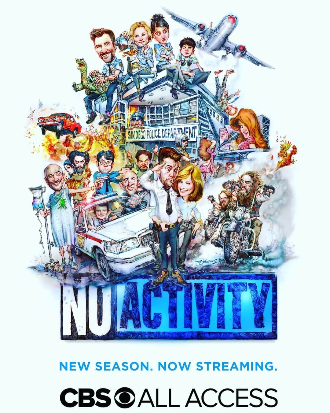 ベス・ベアーズさんのインスタグラム写真 - (ベス・ベアーズInstagram)「Have you started #NoActivity yet??? you can watch for free on @cbsallaccess ! Season 3 episode 7, “ GOOGY” you’ll get to check me out in uniform yelling at @patrickbrammall . Also whoever illustrated my legs on this, can you come paint me in real life? You don’t wanna miss it! @noactivitycbs」12月3日 0時22分 - bethbehrs