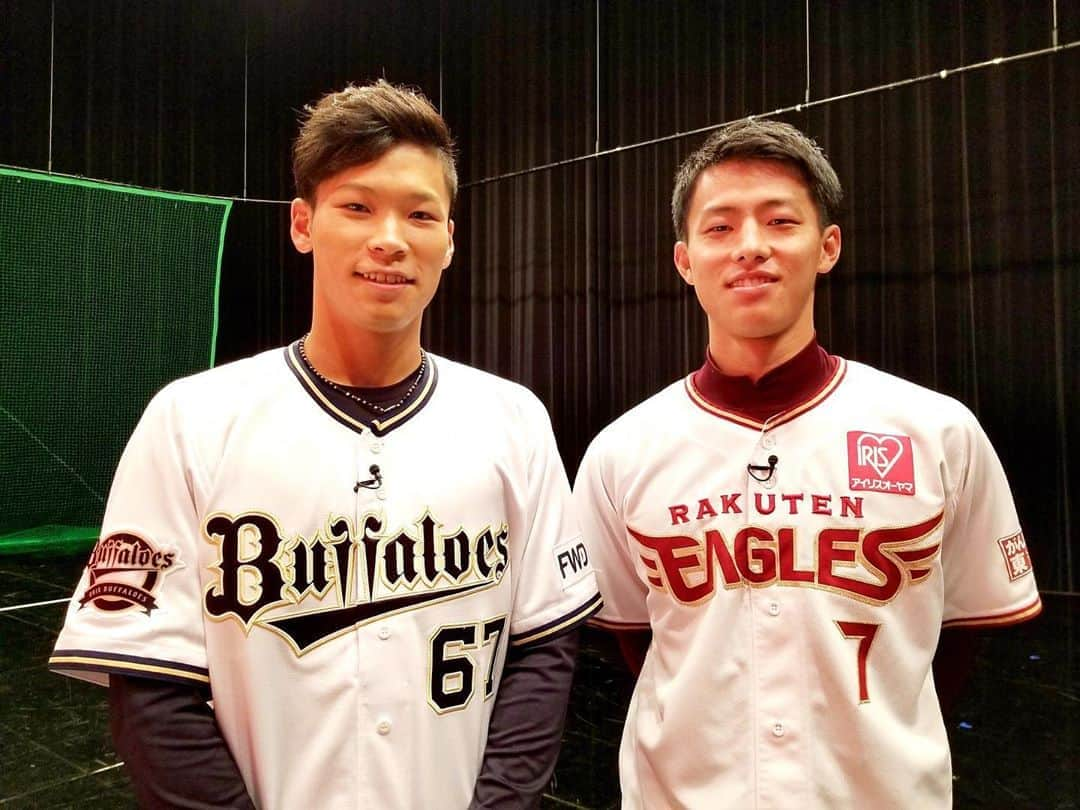 オリックス・バファローズさんのインスタグラム写真 - (オリックス・バファローズInstagram)「#中川圭太 #辰己涼介 選手 #東北楽天ゴールデンイーグルス #同い年 #ルーキー #ジョブチューン #12月28日放送予定 #Bs2019 #buffaloes #baseball #ORIX #プロ野球」12月3日 11時27分 - orix_buffaloes