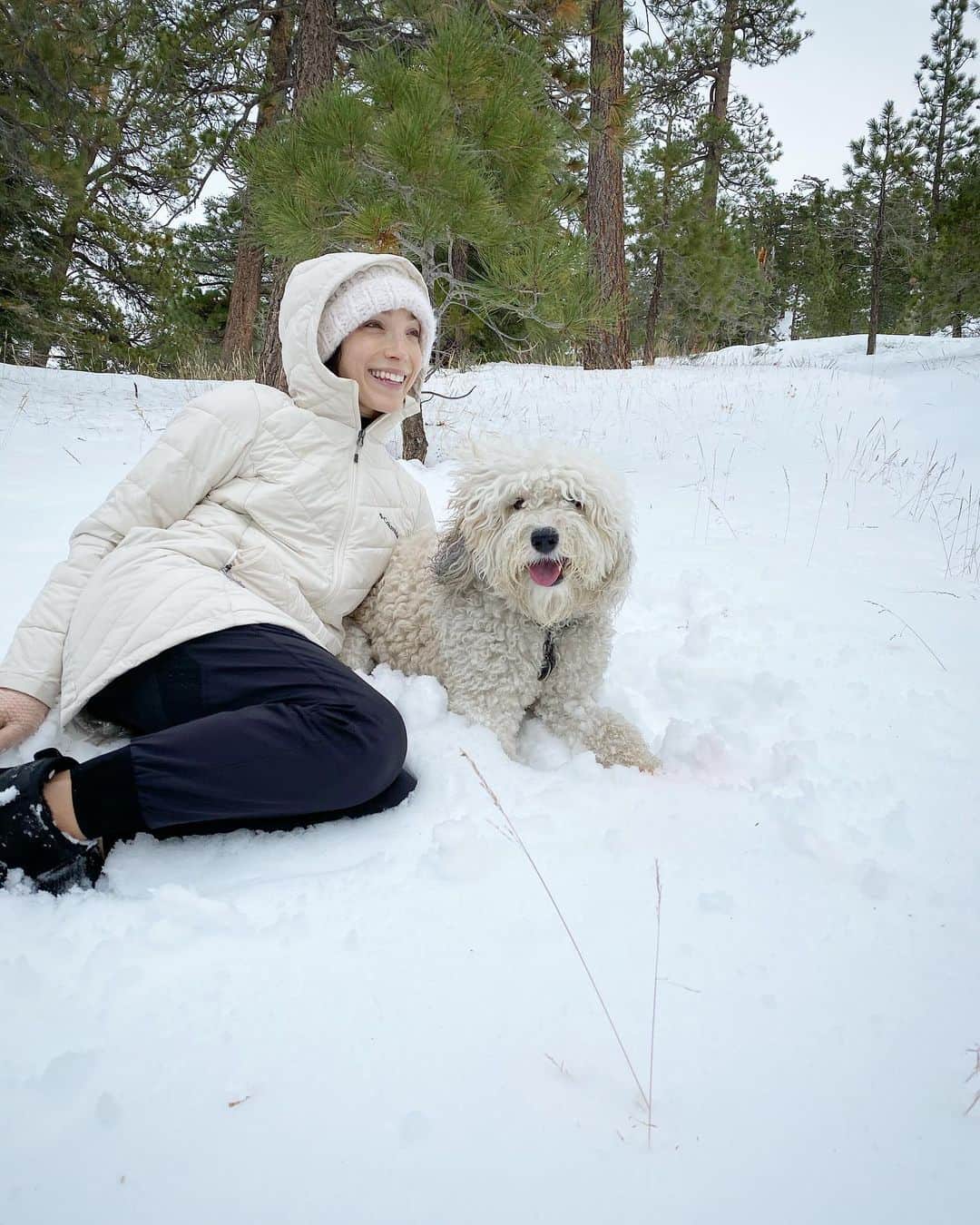 メリル・デイヴィスさんのインスタグラム写真 - (メリル・デイヴィスInstagram)「☃️ “Some people (and puppies) are worth melting for.” #namethatmovie」12月3日 10時34分 - meryledavis