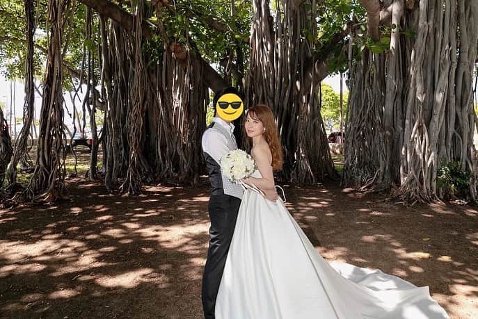 三浦サリーのインスタグラム：「. 😎 #wedding #hawaii」