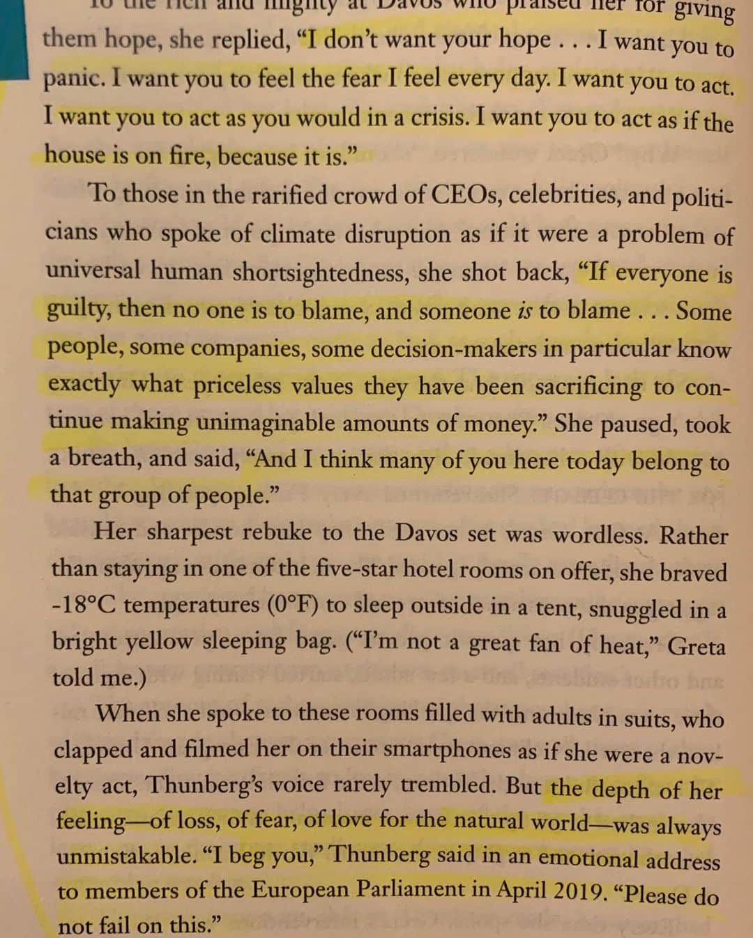 マット・マクゴリーさんのインスタグラム写真 - (マット・マクゴリーInstagram)「"On Fire: The (Burning) Case for a Green New Deal" by Naomi Klein ( @NaomiAKlein on Twitter ) # This is one of the most important books that I have ever read, and it undoubtedly lit a fire in me.  For many of us, facing the truth about climate chaos can be so overwhelming, saddening, and frustrating, to the point where we feel hopeless.  Or at the very least, unable to really sit with this truth for long enough to figure out what actions we can take that will truly have an impact.  For me, this book shifted me away from this disempowering dichotic into feelings of bold, expansive vision and possibility. # One of the most important points of the book, (that my friend @favianna1 has also been telling me about this past year) is that climate chaos is actually deeply connected to and actually the result all of the other social issues that we are up against.  The fight is not separate.  Just as with other systems of oppression, the root causes are white supremacy, colonization, patriarchy, and this fundamental ideology of domination and extraction.  Just as this country has extracted without abandon from Native Americans, African Americans, and poor and working class people of all races and genders, we have pillaged the Earth in our constant capitalist quest for more.  And the effects of climate chaos are primarily caused by the Global North (led by the U.S.) and primarily impact the Global South (which is disproportionately POC). Even in the U.S., the dirtiest industries are most often polluting poor Black and Brown neighborhoods. # This book, and specifically The Green New Deal, poses what is truly our only hope to avert the complete catastrophe that will be caused by climate chaos.  The answer is climate justice.  The recognition that those who are most affected must be centered, and that the only way to actually make significant enough change in our carbon emissions is to drastically restructure our domination and extraction economy to one that actually serves all people. And this must be done as it always has been, by building strong enough social movements to contest the powers that be. #GreenNewDeal # My Booklist: bit.ly/mcgreads (link in bio) #mcgreads」12月3日 2時46分 - mattmcgorry