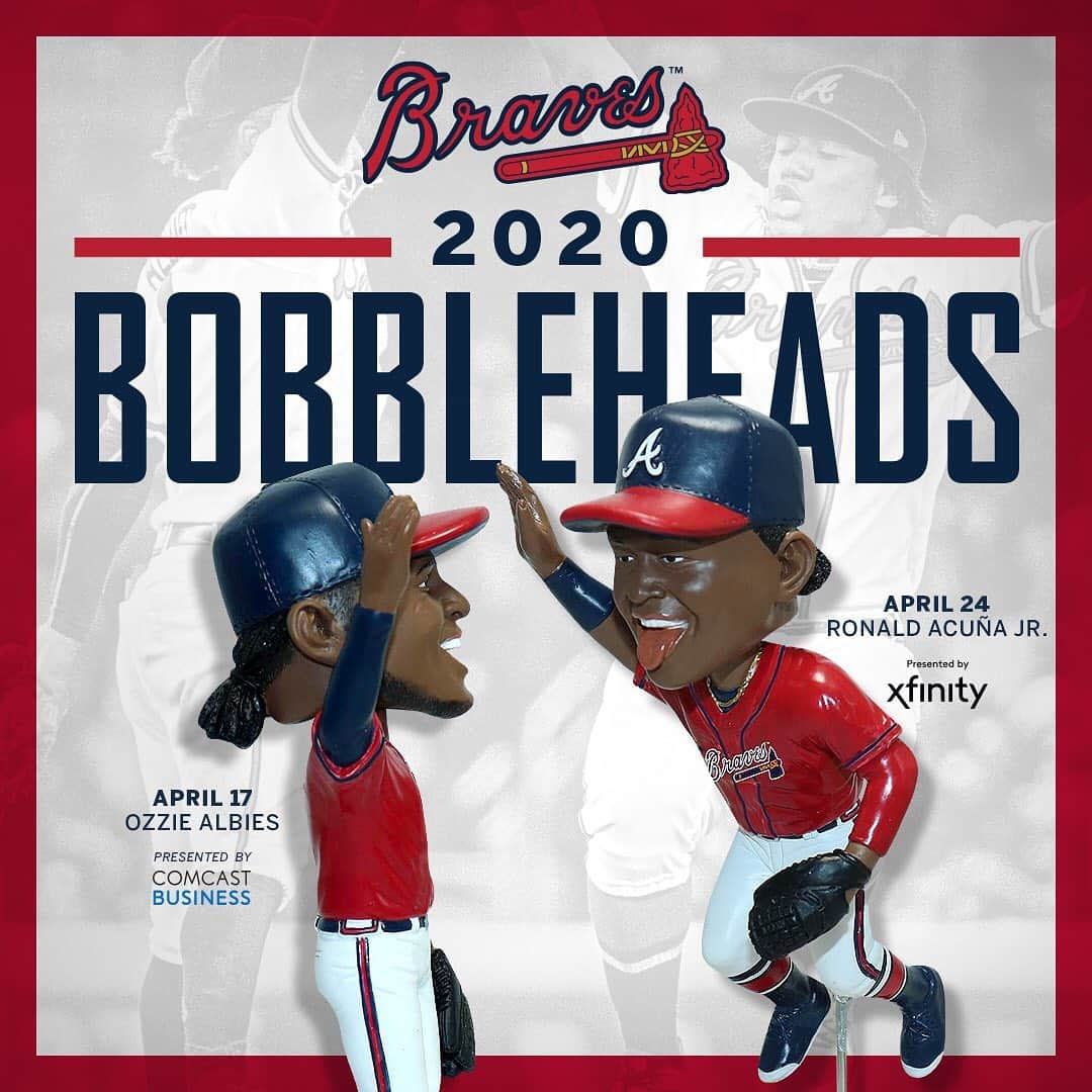 アトランタ・ブレーブスさんのインスタグラム写真 - (アトランタ・ブレーブスInstagram)「👀 April Bobblehead Lineup」12月3日 3時05分 - braves