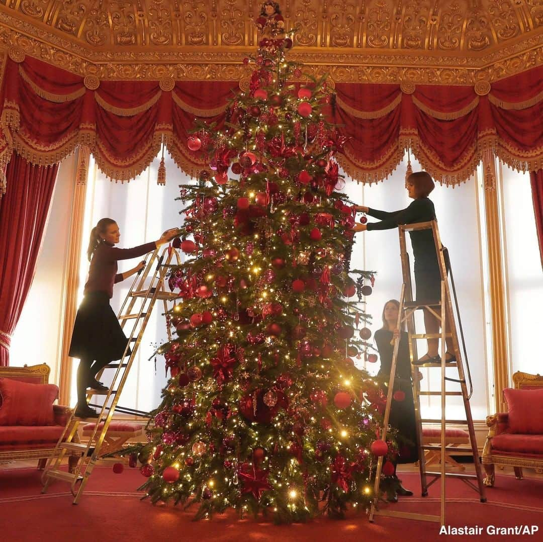 ABC Newsさんのインスタグラム写真 - (ABC NewsInstagram)「The halls are decked at one of Queen Elizabeth's residences as Britain's royal family gets into the holiday spirit—including with an epic 20-foot tree. #royals #queenelizabeth #christmas #christmastree #christmasdecor」12月3日 4時24分 - abcnews