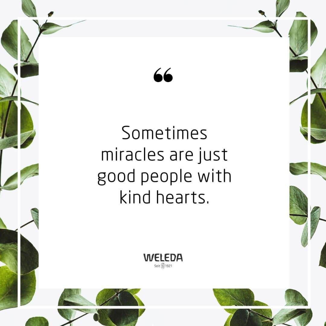 Weledaのインスタグラム：「Small actions can make big impacts! 💚 Let us know a kind thing you plan on doing for someone this week. #Quoteoftheday」