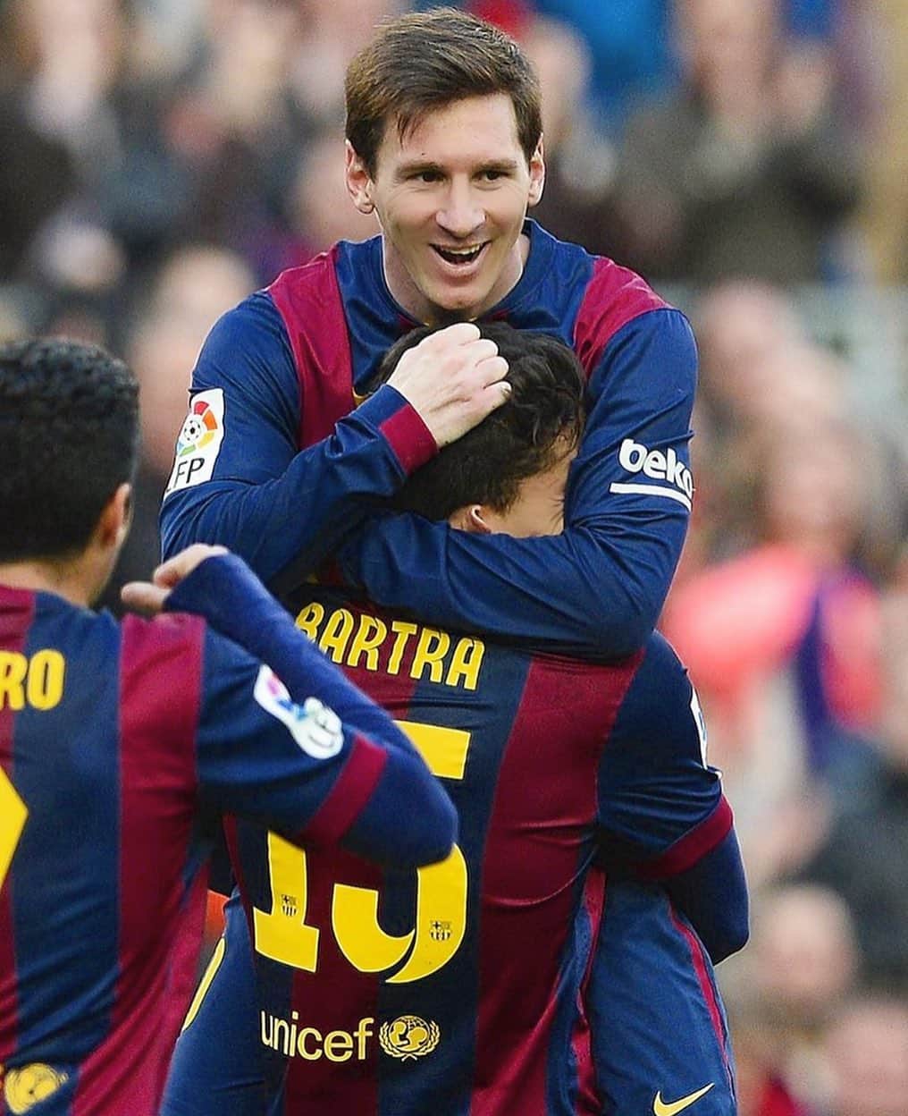 マルク・バルトラのインスタグラム：「Sin duda, el mejor de la historia. Felicidades por tu sexto Balón de Oro, Leo! #BallonDor #Messi」