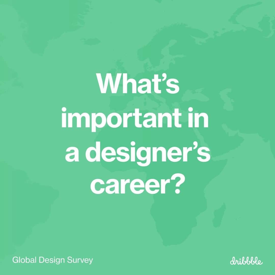 Dribbbleさんのインスタグラム写真 - (DribbbleInstagram)「💡Designers share that competitive pay is the #1 most important element in their career. Wondering which other factors are most important to a designer’s job? Check out our Global Design Survey: Link in bio! ⠀ ⠀ #salaries #design #dribbbleglobalsurvey」12月3日 7時11分 - dribbble