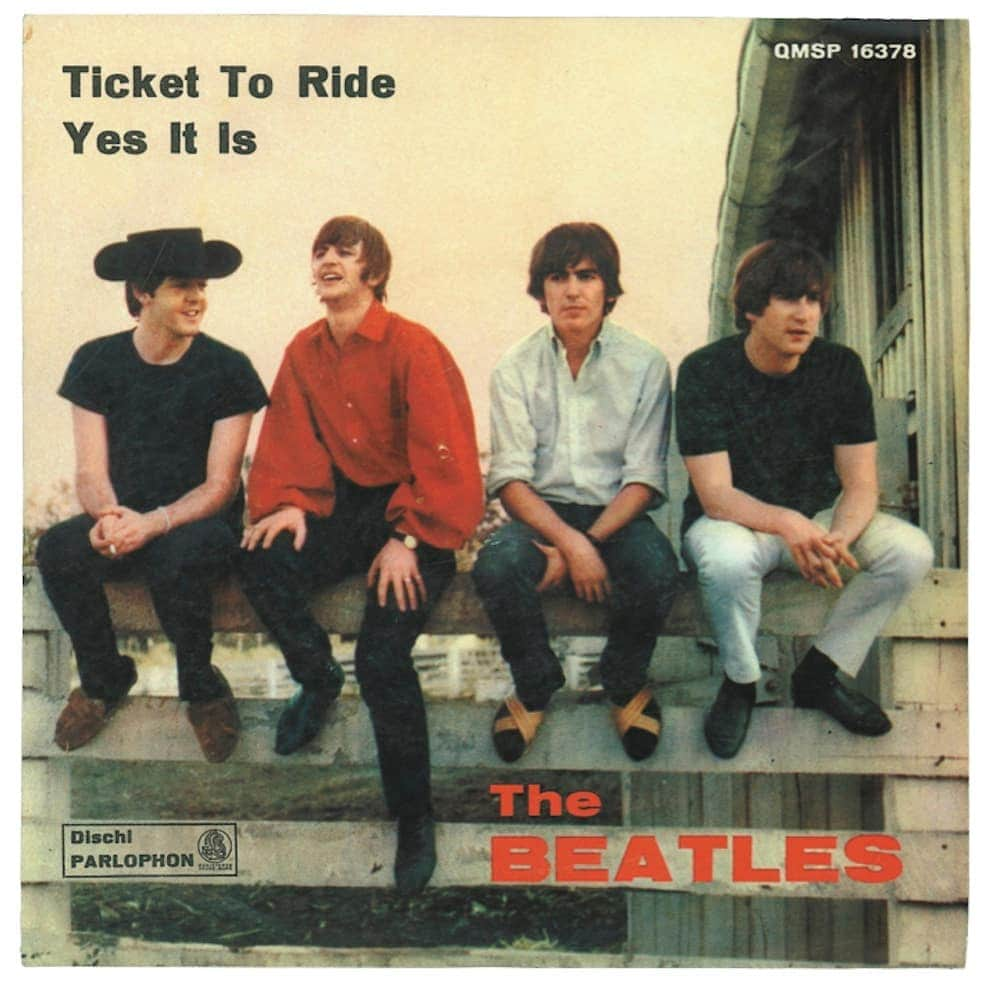 The Beatlesさんのインスタグラム写真 - (The BeatlesInstagram)「Ticket To Ride / Yes It Is single sleeve - Italy, 1965 ➿ Photo © Apple Corps Ltd. ➿ @georgeharrisonofficial, @johnlennonofficial, @paulmccartney, @ringostarrmusic」12月3日 20時10分 - thebeatles