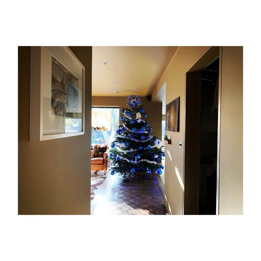 佐藤佳菜子さんのインスタグラム写真 - (佐藤佳菜子Instagram)「昨晩から、 クリスマス始めました。  #クリスマス2019 #アニヤハインドマーチ風 #オマージュ #anyahindmarch #スマーフ」12月3日 20時21分 - kanakosato1019