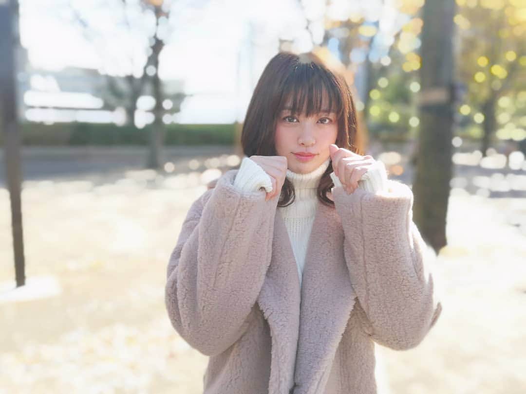 池田裕子さんのインスタグラム写真 - (池田裕子Instagram)「もこもこコート❄️」12月3日 12時49分 - kurimushiyoukan