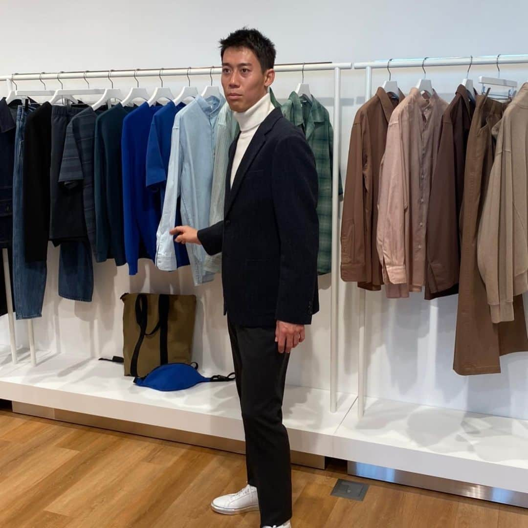 錦織圭さんのインスタグラム写真 - (錦織圭Instagram)「Good visit to @uniqlo today! #LifeWear #Uniqlo」12月3日 13時18分 - keinishikori