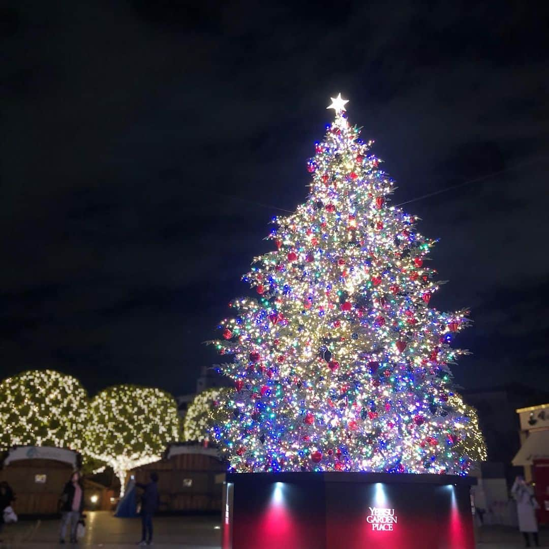 桑島 夢さんのインスタグラム写真 - (桑島 夢Instagram)「. . クリスマスツリー綺麗すぎた。。🎄 やっぱりイルミネーションってテンション上がるね🥺💓 . #恵比寿#恵比寿ガーデンプレイス #イルミネーション#クリスマスツリー」12月3日 20時50分 - yumepi23