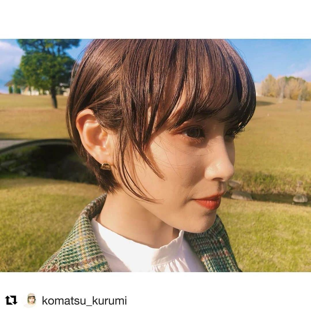 高橋愛さんのインスタグラム写真 - (高橋愛Instagram)「thank u @komatsu_kurumi 💗 ㅤㅤㅤㅤㅤㅤㅤㅤㅤㅤㅤㅤㅤ ㅤㅤㅤㅤㅤㅤㅤㅤㅤㅤㅤㅤㅤ  #Repost @komatsu_kurumi ・・・ 春めいた愛さん☺︎ @shiseido のリップ、 Nルージュ#116を使用！ . . そして　@ayakoyanagi さん、、 ...やっぱりカットライン可愛すぎます。笑 愛さんと何度この話したことか😙笑 控えめに言って最高です👏🏽 . . スタイリング剤は、 LILAYのALLYOUROILです☺︎ 顔周りにしっかりつけてもベタつきがなく、なにより肌に良いものでできているオイルだから安心☺︎ しっかり質感はでるのにほんとーーにサラっとしているから大好き！！ . .」12月3日 17時47分 - i_am_takahashi