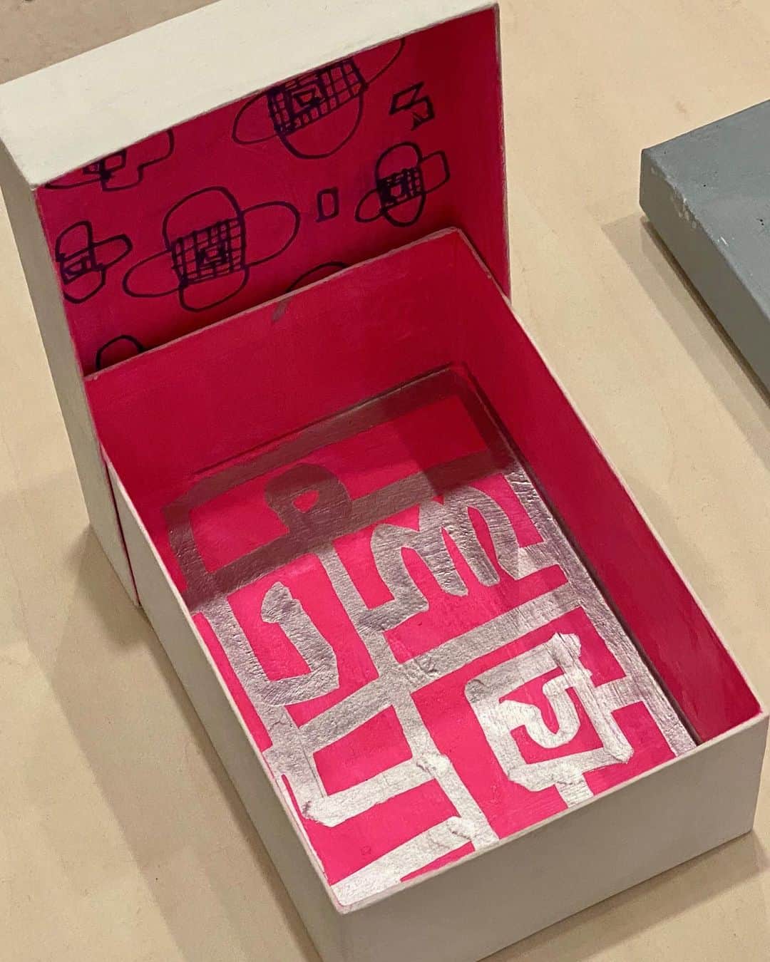 佐藤奈々子さんのインスタグラム写真 - (佐藤奈々子Instagram)「昨日は大好きな画家の松林誠さんの個展”BOX展”を見に吉祥寺へ。松林さんがたくさんの箱に絵を描きました。どれもみな愛しい箱になって、音楽奏でて、歌ってるみたいでした。 そして、みな、誰かのお家みたいにも見えました。箱の中に入ってみたくなりました。 私のうち、あなたのうちがたくさん。peacefulですてきな街にも見えました。 そしてBOX展を見せていただいたあと、松林さんと由味子さんと一緒に、ノルウェーから来た妖精たちCantusのコンサートに行きました。オーロラの歌や角笛の音楽を聴きました。本当に美しい歌声にうっとり。その後、美味しいメキシカン。Tacos shopへ。 松林さんの魔法の箱のおかげで、ノルウェーからメキシコへ。 楽しい旅でした。❤️ BOX展は12／8日曜日までギャラリーFeveにて。http://www.hikita-feve.com/index.html」12月3日 18時08分 - nanacosato