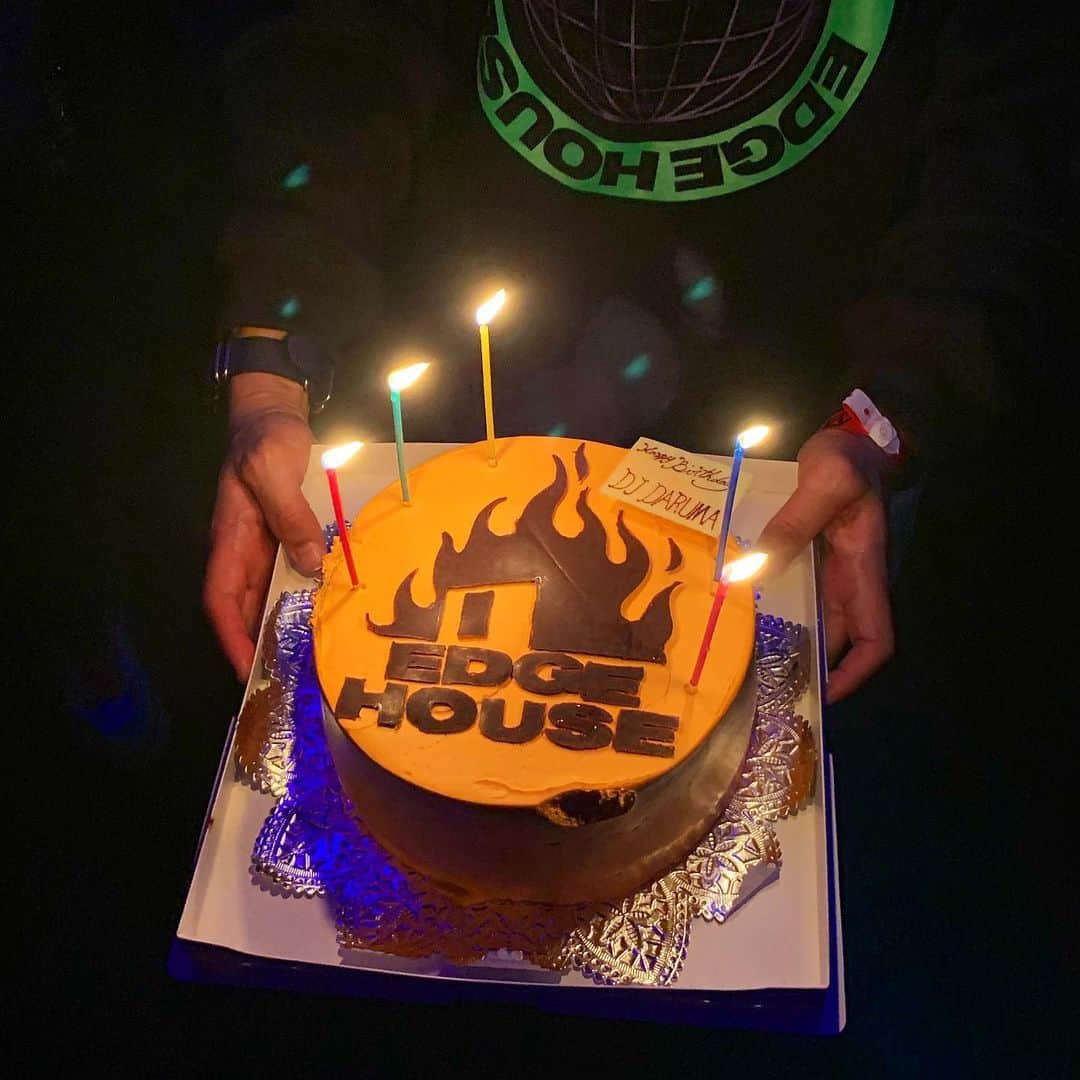 DJ DARUMAのインスタグラム：「Thank you EDGE HOUSE family❤️ 🔥🏠」