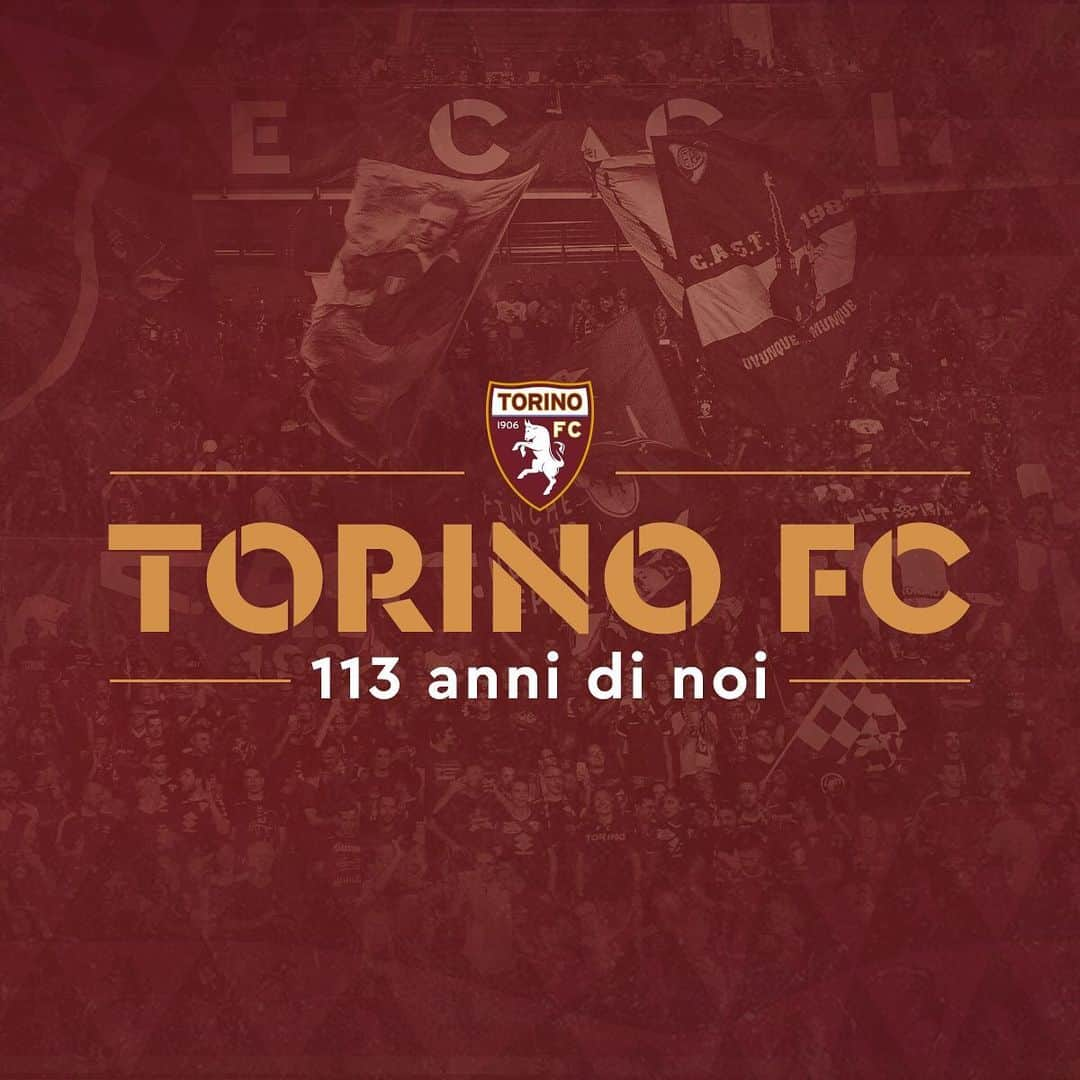 トリノFCさんのインスタグラム写真 - (トリノFCInstagram)「🐂1️⃣1️⃣3️⃣ anni di noi🐂  #SFT」12月3日 18時48分 - torinofc1906