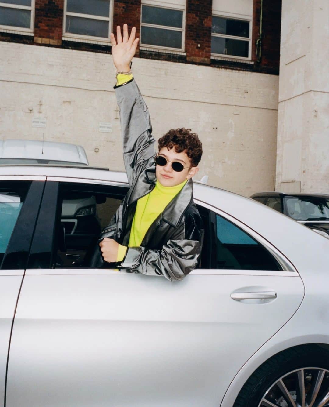 Dazed Magazineさんのインスタグラム写真 - (Dazed MagazineInstagram)「Get in loser, we’re going to the mall! ⁠ ⁠ In Honey Boy, @noahjupe steals the scene. Playing a child Shia LaBeouf to LaBeouf’s portrayal of his own father (it’s all a bit meta), we talked to the budding star about his own experiences in the spotlight for our winter 2019 #FamilyTies issue.⁠ ⁠ Tap the link in bio to read more, on the site now 📲⁠ ⁠ Photography @antongottlob⁠ Styling @rebeccaperlmutar⁠ Grooming @rokuroppongi ⁠ ⁠ Text @hanwoodhead⁠ ⁠ #NoahJupe wears coat @kikokostadinov, roll-neck @paulsmith, jeans @sandroparis, sunglasses his own⁠ ⁠ Taken from the winter 2019 #FamilyTies issue of #Dazed⁠」12月4日 5時01分 - dazed
