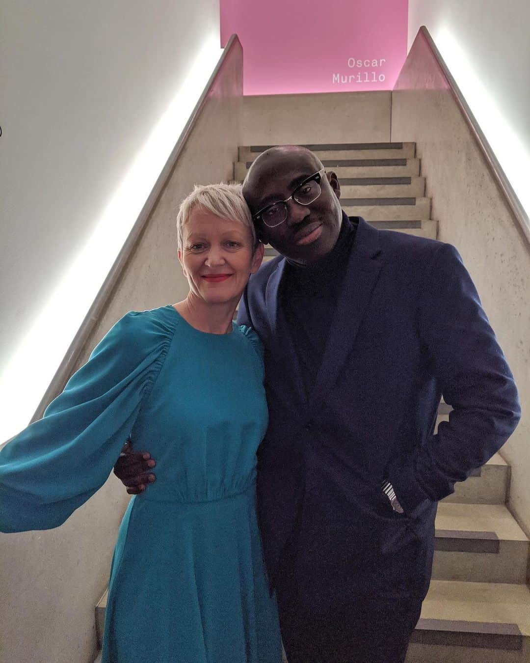 British Vogueさんのインスタグラム写真 - (British VogueInstagram)「Tonight, at @DreamlandMargate, #BritishVogue editor-in-chief @Edward_Enninful – pictured here with director of @Tate Maria Balshaw – will present the 2019 #TurnerPrize. The prize is awarded each year to a British or Britain-based artist for an exhibition of their work in the previous 12 months. From Oscar Murillo‘s politically charged effigies to Tai Shani’s fantastical “DC: Semiramis” installation, revisit the nominees’ works at the link in bio.」12月4日 5時48分 - britishvogue